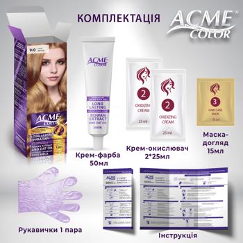 Крем-краска Acme Color для волос Exp розовый блонд 10/56 50мл - купить, цены на - фото 3