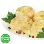 Fish Balls with Greens in Milk Sauce