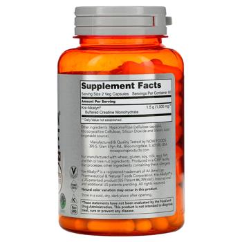 Now Foods Sports Kre-Alkalyn Creatine Monohydrate 750mg 120 capsules - buy, prices for Biotus - photo 2