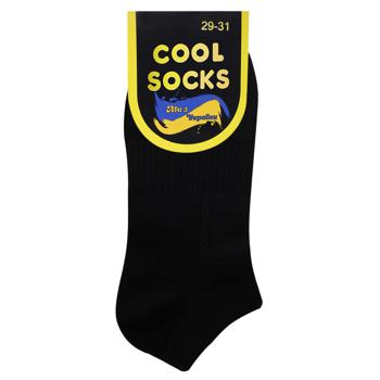 Шкарпетки Cool Socks унісекс короткі р.29-31 чорний - купити, ціни на NOVUS - фото 1