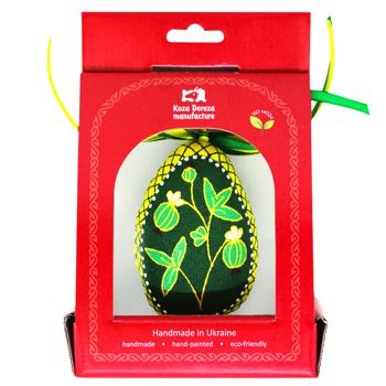 Koza Dereza Manufacture Small Easter Egg with Berries Green Souvenir - buy, prices for NOVUS - photo 1