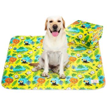 Misoko&Co Jungle Reusable Dog Pee Pads 2pcs 40x50cm Yellow - buy, prices for MasterZoo - photo 2
