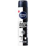 Антиперспирант аэрозольный Nivea Men Черное и белое невидимый классический 200мл