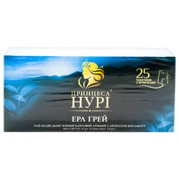 Чай чорний Принцеса Нурі Ерл Грей 1,8г*25шт - купити, ціни на КОСМОС - фото 3