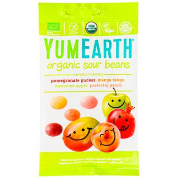 Цукерки YumEarth з кислинкою 50г