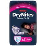 Huggies DryNites Night Diapers-Panties for Girls 4-7 years 10pcs