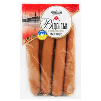 Сосиски Роганський М'ясокомбінат Віденські варені вищий сорт - купити, ціни на - фото 2