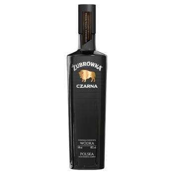 Водка Zubrowka Сzarna 40% 0,5л - купить, цены на ЕКО Маркет - фото 1