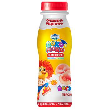 Loko Moko Peach Flavored Yogurt with Calcium, Omega 3 and Vitamin D3 185g