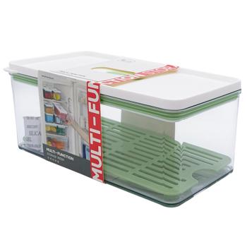 Storage Container for Food for the Refrigerator with a Rack 1500ml 8067-34235 - buy, prices for COSMOS - photo 1