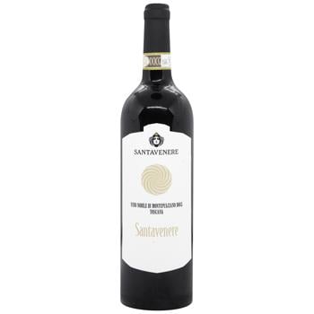 Вино Santovenere Vino Noble di Montepulciano красное сухое 13% 0,75л - купить, цены на METRO - фото 1