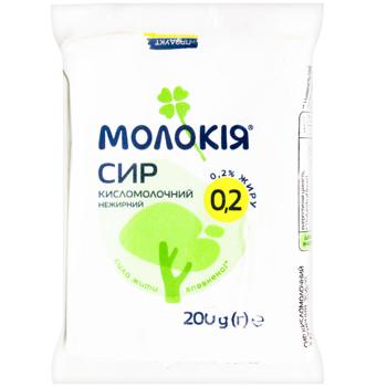 Molokiya Cottage Cheese 0.2% 200g - buy, prices for Ideal - photo 1