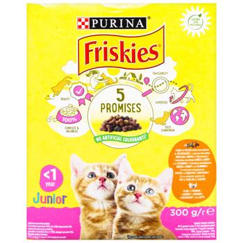Корм сухой Friskies Junior с курицей, индейкой и овощами для котят 300г - купить, цены на Идеал - фото 5