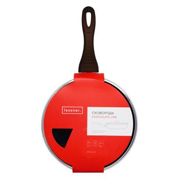 Lessner Chocolate Line Frying Pan with Cover 20cm - buy, prices for Auchan - photo 2