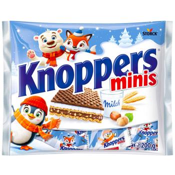 Knoppers Minis Wafers 200g