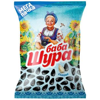 Семечки подсолнух Баба шура соль 145г Украина - купить, цены на Торба - фото 1
