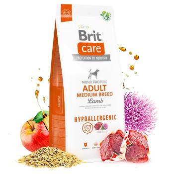 Корм сухий Brit Care Hypoallergenic з ягням для дорослих собак середніх порід 12кг - купити, ціни на MasterZoo - фото 3