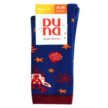 Duna Children's Socks s.20-22 Blue - buy, prices for NOVUS - photo 1