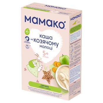 Каша на козьем молоке Мамако гречневая с яблоком и морковью 200г
