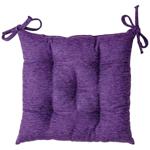 Provence Chenilla Purple Pillow for Chair 40x40cm