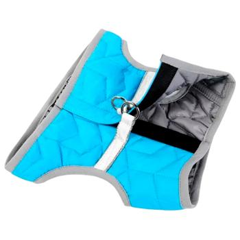 Шлея для собак AiryVest нейлонова м'яка S1 40-45см / 29-31см блакитний - купити, ціни на MasterZoo - фото 3