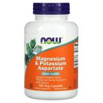 Now Foods Magnesium and Potassium Aspartate 250/99mg 120 capsules