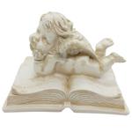 Ангел на книжке гипс