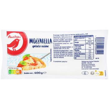 Сыр Ашан Моцарелла Специале 44% 400г - купить, цены на Auchan - фото 2