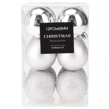 Christmas Ball Set 12pcs*60mm - buy, prices for NOVUS - photo 1