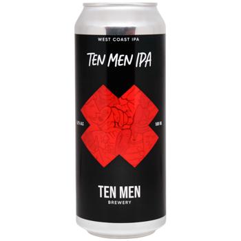 Beer Ten men 5% 500ml can - buy, prices for WINETIME - photo 1