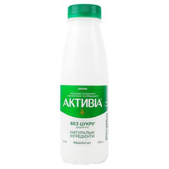 Бифидойогурт Активиа классический без сахара 1,5% 290г - купить, цены на Восторг - фото 1