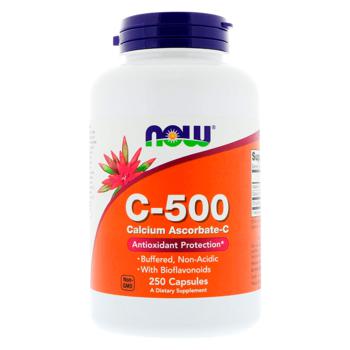 Now Foods Vitamin C with Calcium Ascorbate and Bioflavonoids 250 capsules - buy, prices for Biotus - photo 1