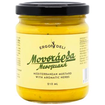 Гірчиця Ergon Середземноморська 210мл - купити, ціни на КОСМОС - фото 1