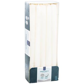 Metro Professional Beige Dinner Candles 22x240mm 10pcs - buy, prices for METRO - photo 2