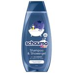 Schauma Kids Shampoo & Showergel with Blueberry 400ml