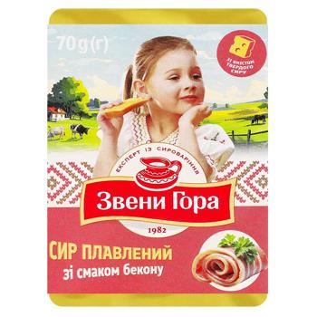 Zveny Gora Processed Cheese with Bacon Flavor 36% 70g - buy, prices for NOVUS - photo 2