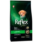 Корм сухий Reflex Plus Junior з куркою для цуценят малих та мініатюрних порід 3кг