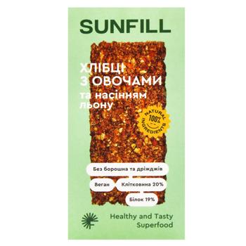 Хлебцы Sunfill Овощные 100г - купить, цены на КОСМОС - фото 2