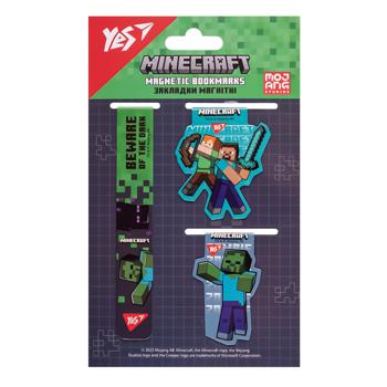Закладки магнітні Yes Minecraft 3шт - купити, ціни на - фото 2