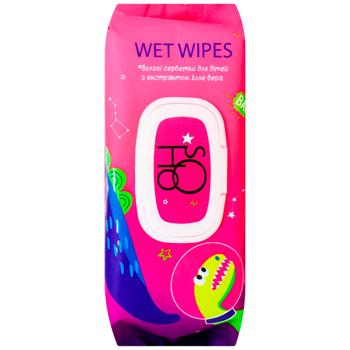 Салфетки влажные Soho с экстрактом алоэ вера с клапаном 100шт - купить, цены на ЕКО Маркет - фото 2