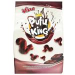 Сніданок сухий Viva Pufu King Подушечки зернові у шоколадній глазурі 85г
