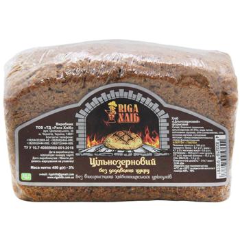 Riga Khlib Yeast-free Whole-grain Molded Bread without Added Sugar 450g - buy, prices for Auchan - photo 2