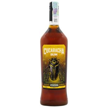 Напиток на основе рома Cucaracha Banana 35% 1л - купить, цены на МегаМаркет - фото 1