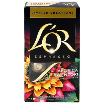 Кофе L’OR Arabica Rwenzori в капсулах 10шт 52г - купить, цены на Auchan - фото 2