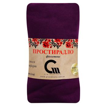 Простынь G M Textile фиолетовая 215*150см - купить, цены на NOVUS - фото 1