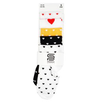 Premier Socks Hearts Women's Socks s.36-40 3 pairs