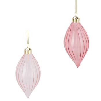 Украшение елочне Koopman 6х6х12см в ассортименте - купить, цены на NOVUS - фото 1