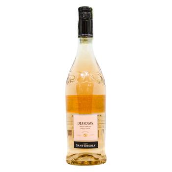 Вино напівігристе Sant'Orsola Pinot Grigio Frizzante рожеве сухе  11,5% 0,75л