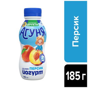 Йогурт Агуня Персик 2,7% 185г - купить, цены на КОСМОС - фото 3