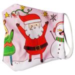 Маска багаторазова з принтом Новий рік